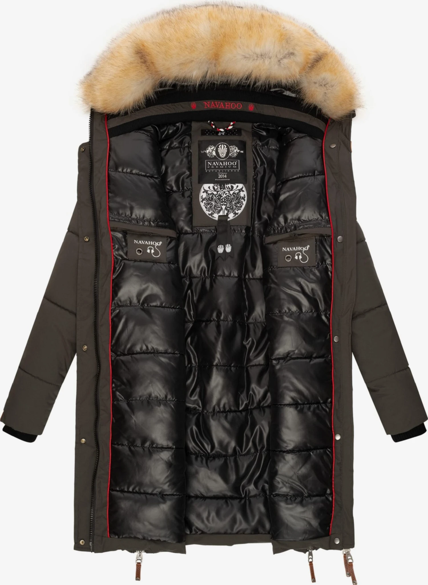 Navahoo Manteaux Dhiver Manteau D’hiver Halina Femme Anthracite 5 Navahoo Manteaux Dhiver Manteau D’hiver Halina Femme Anthracite – Image 5