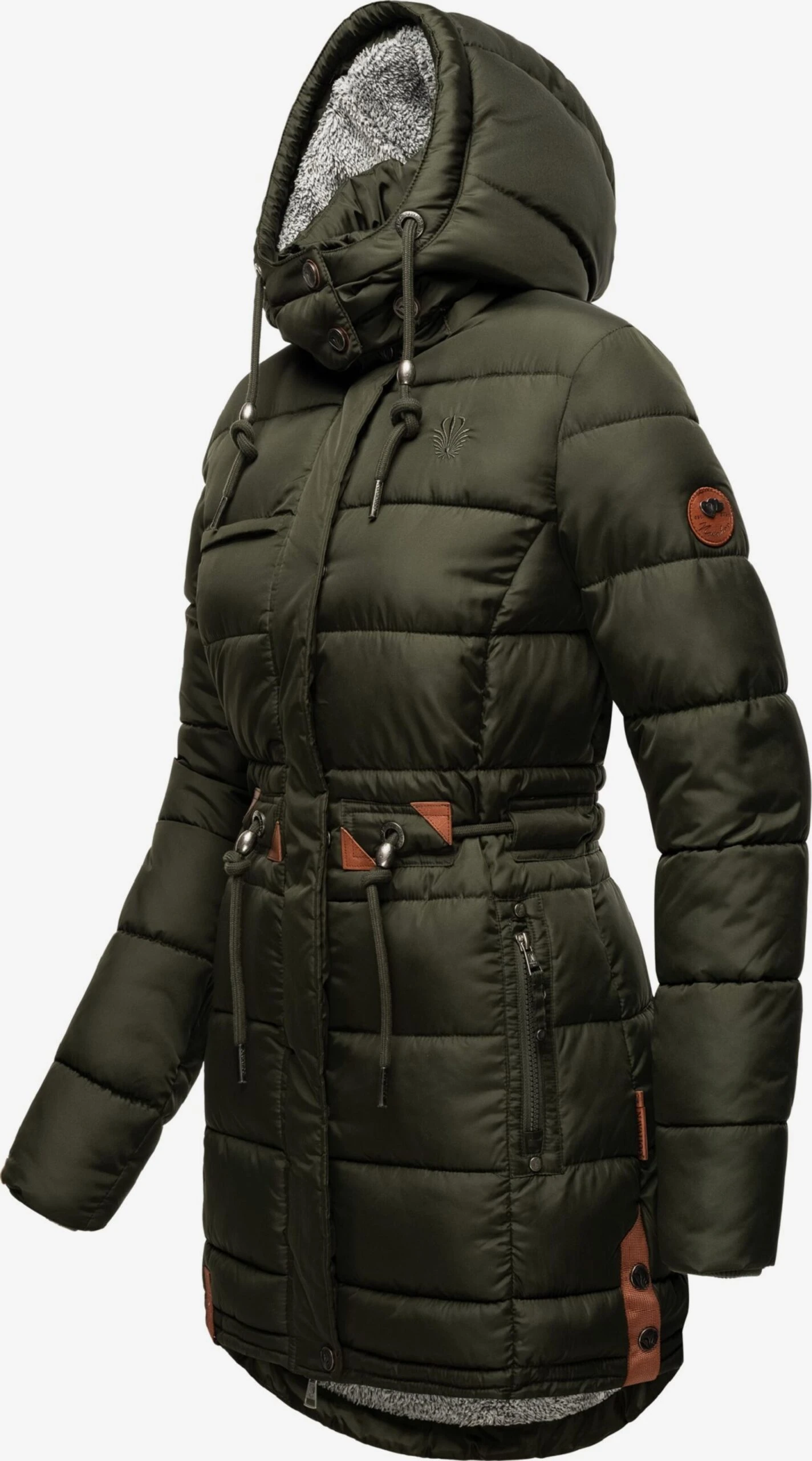 Navahoo Manteaux Dhiver Manteau D’hiver Daliee Femme Vert Foncé 2 Navahoo Manteaux Dhiver Manteau D’hiver Daliee Femme Vert Foncé – Image 2