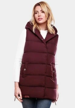 Navahoo Vestes Sans Manches Gilet Madilynaa Femme Bordeaux 11 Navahoo Vestes Sans Manches Gilet Madilynaa Femme Bordeaux -Navahoo 032343f5e8b9ab9c480a7e4a27e0b3bd