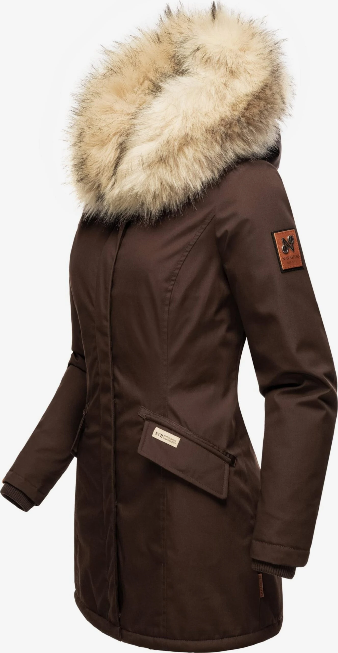 Navahoo Parkas Parka D’hiver Cristal Femme Marron 2 Navahoo Parkas Parka D’hiver Cristal Femme Marron – Image 2