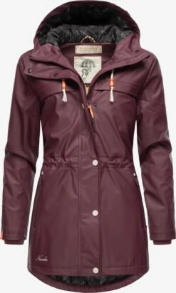 Navahoo Manteaux De Pluie Manteau Mi-saison Rainy Forest Femme Bordeaux -Navahoo 051e30cf70d00d3c2fdbe65c3de35aec
