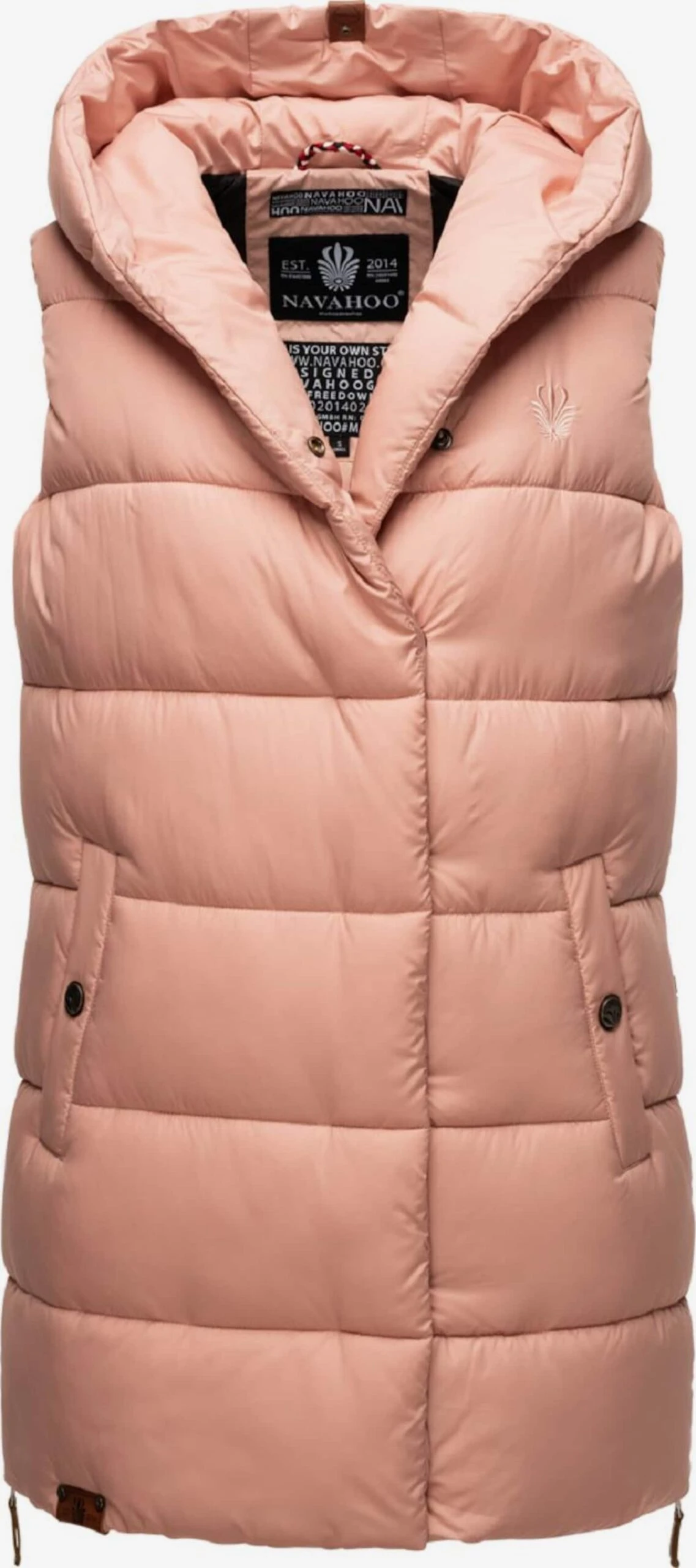 Navahoo Vestes Sans Manches Gilet Madilynaa Femme Rose 1 Navahoo Vestes Sans Manches Gilet Madilynaa Femme Rose
