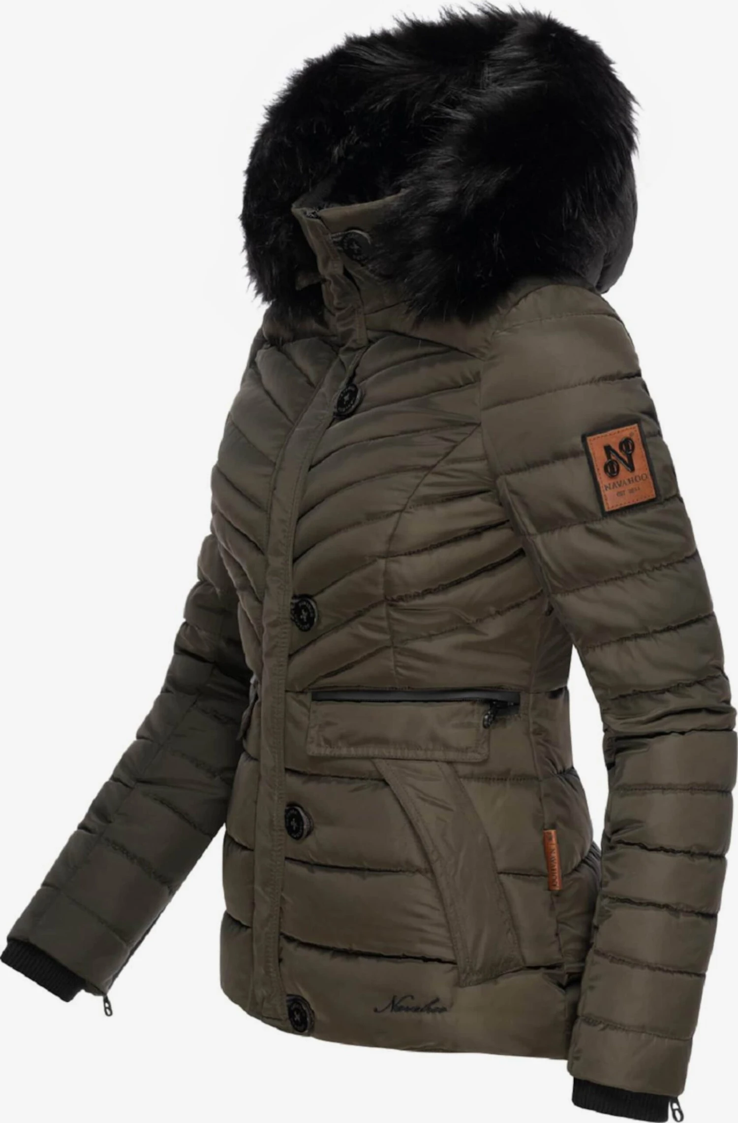 Navahoo Vestes Dhiver Veste D’hiver Wisteriaa Femme Kaki 2 Navahoo Vestes Dhiver Veste D’hiver Wisteriaa Femme Kaki – Image 2