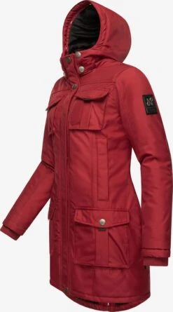 Navahoo Vestes Dextérieur Veste Fonctionnelle Tiniis Femme Rouge Sang -Navahoo 08d1696fa5203f570c3dcede190475f1