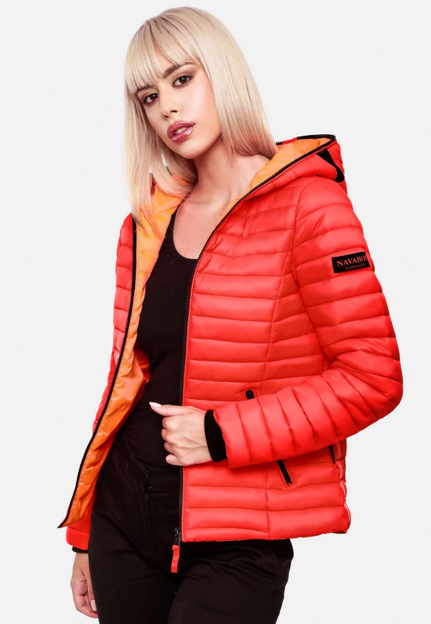 Navahoo Vestes De Mi-saison Veste Mi-saison Kimuk Femme Orange Fluo 8 Navahoo Vestes De Mi-saison Veste Mi-saison Kimuk Femme Orange Fluo – Image 8