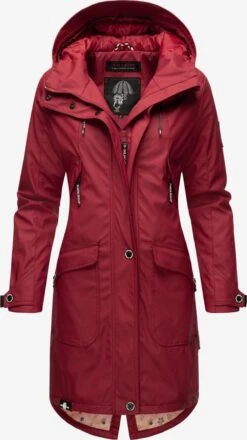 Navahoo Manteaux De Pluie Manteau Mi-saison Femme Rouge Sang 8 Navahoo Manteaux De Pluie Manteau Mi-saison Femme Rouge Sang -Navahoo 0ba0da09f983d8e48fc0bc95964aa563