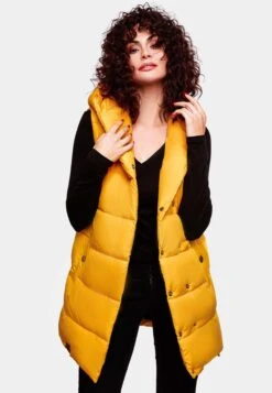 Navahoo Vestes Sans Manches Gilet Madilynaa Femme Jaune Dor -Navahoo 0c4df7b60c0f9fcd75f3e6e965bf276c