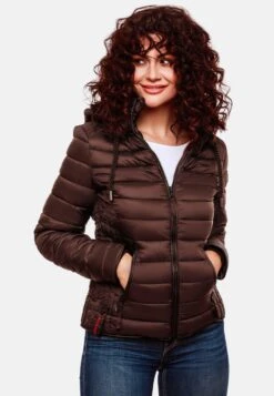 Navahoo Vestes De Mi-saison Veste Mi-saison Lulana Femme Chocolat -Navahoo 0d4384aa03663db5a54859457d0d8f44