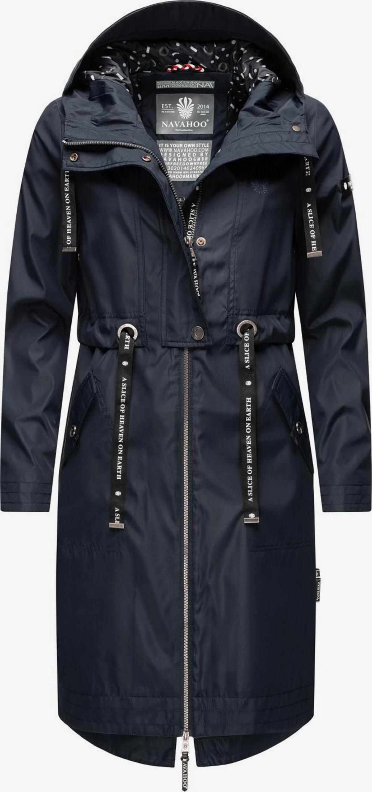 Navahoo Parkas Parka Mi-saison Josinaa Femme Bleu Foncé 1 Navahoo Parkas Parka Mi-saison Josinaa Femme Bleu Foncé