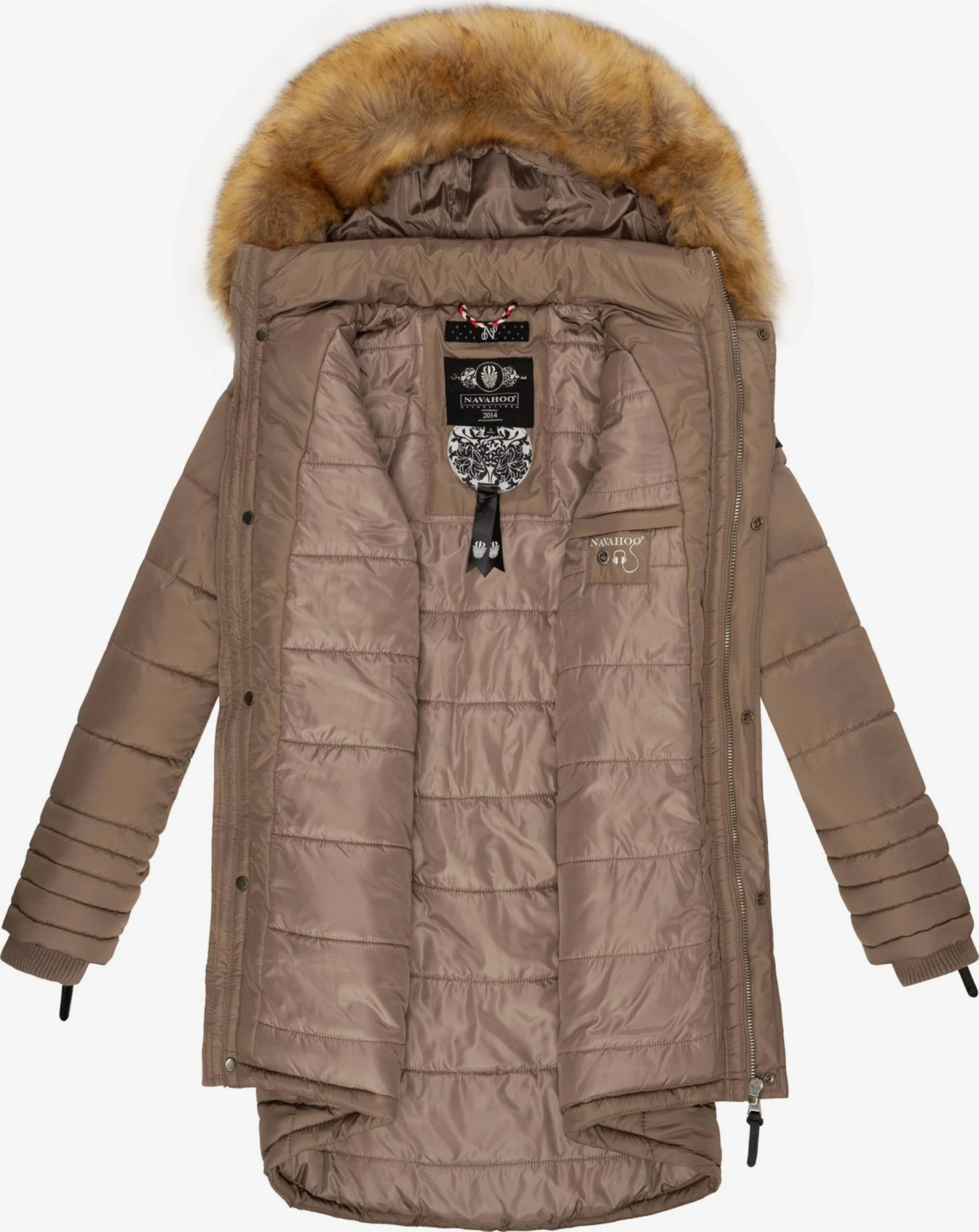 Navahoo Manteaux Dhiver Manteau D’hiver Papaya Femme Marron / Sépia 5 Navahoo Manteaux Dhiver Manteau D’hiver Papaya Femme Marron / Sépia – Image 5