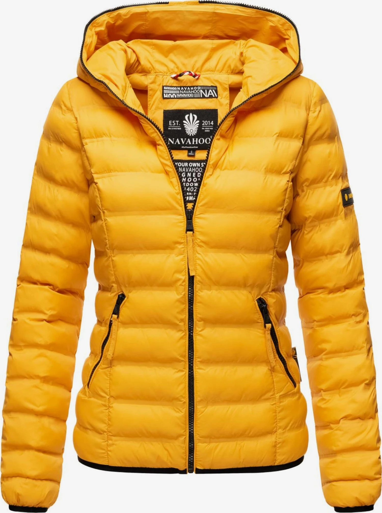 Navahoo Vestes De Mi-saison Veste Mi-saison Neevia Femme Jaune 2 Navahoo Vestes De Mi-saison Veste Mi-saison Neevia Femme Jaune – Image 2