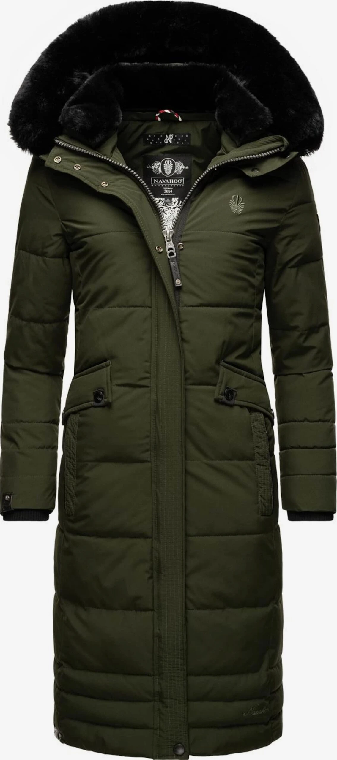 Navahoo Manteaux Dhiver Manteau D’hiver Fahmiyaa Femme Olive 1 Navahoo Manteaux Dhiver Manteau D’hiver Fahmiyaa Femme Olive