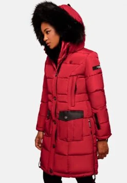 Navahoo Manteaux Dhiver Manteau D’hiver Sinja Femme Rouge -Navahoo 11f2ee0f69847580f410f3be2e12e864