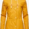 Navahoo Manteaux De Pluie Manteau Mi-saison Rainy Forest Femme Jaune
