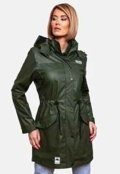 Navahoo Manteaux De Pluie Manteau Mi-saison Deike Femme Olive 12 Navahoo Manteaux De Pluie Manteau Mi-saison Deike Femme Olive -Navahoo 1457c7bab9cda7cea96c971f7b80b152
