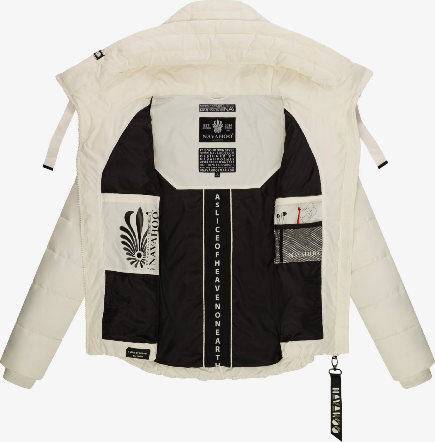 Navahoo Vestes Dhiver Veste D’hiver Amayaa Femme Blanc 5 Navahoo Vestes Dhiver Veste D’hiver Amayaa Femme Blanc – Image 5