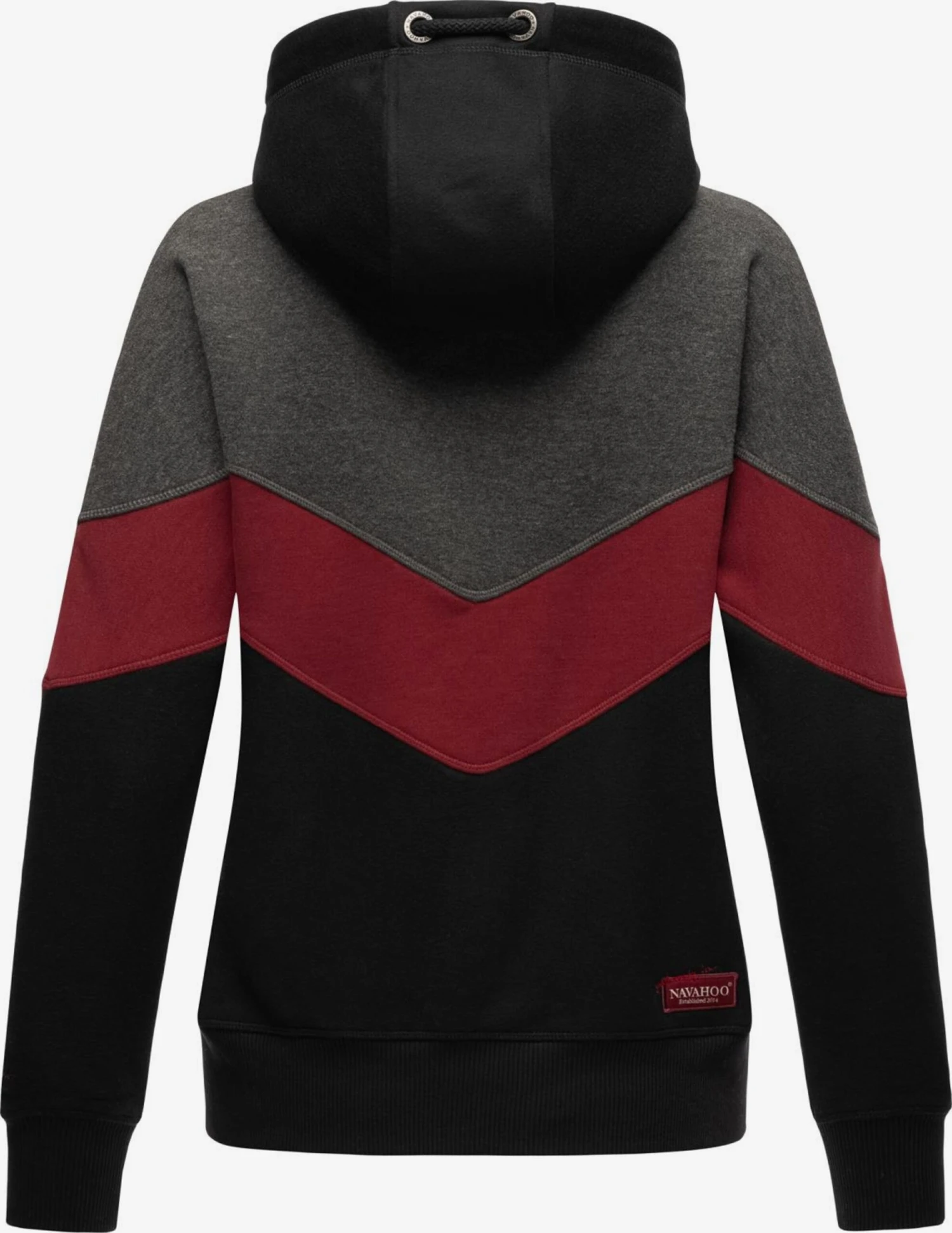 Navahoo Sweats Zippés Veste De Survêtement Honigperle Femme Noir 4 Navahoo Sweats Zippés Veste De Survêtement Honigperle Femme Noir – Image 4