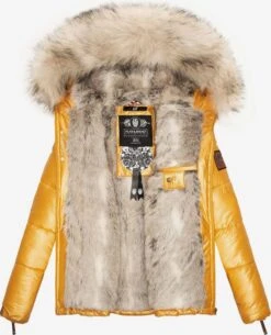 Navahoo Vestes Dhiver Veste D’hiver Tikunaa Femme Jaune -Navahoo 153a0e5fb93a237a32be19aaf93d246e