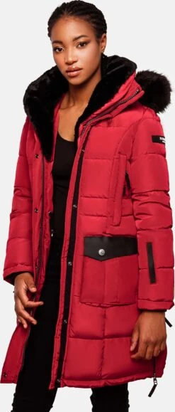 Navahoo Manteaux Dhiver Manteau D’hiver Sinja Femme Rouge -Navahoo 16081c04a4bd9b900edeed2c935054e7