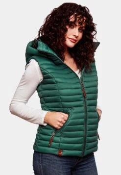 Navahoo Vestes Sans Manches Gilet Shadaa Femme Vert Foncé 13 Navahoo Vestes Sans Manches Gilet Shadaa Femme Vert Foncé -Navahoo 16788a157eb60a5ec445c13f9699f5c0