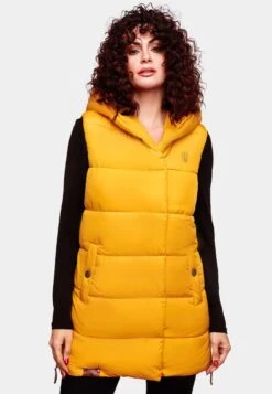 Navahoo Vestes Sans Manches Gilet Madilynaa Femme Jaune Dor -Navahoo 17add5637025a0d7d1b548ed50c5c03e