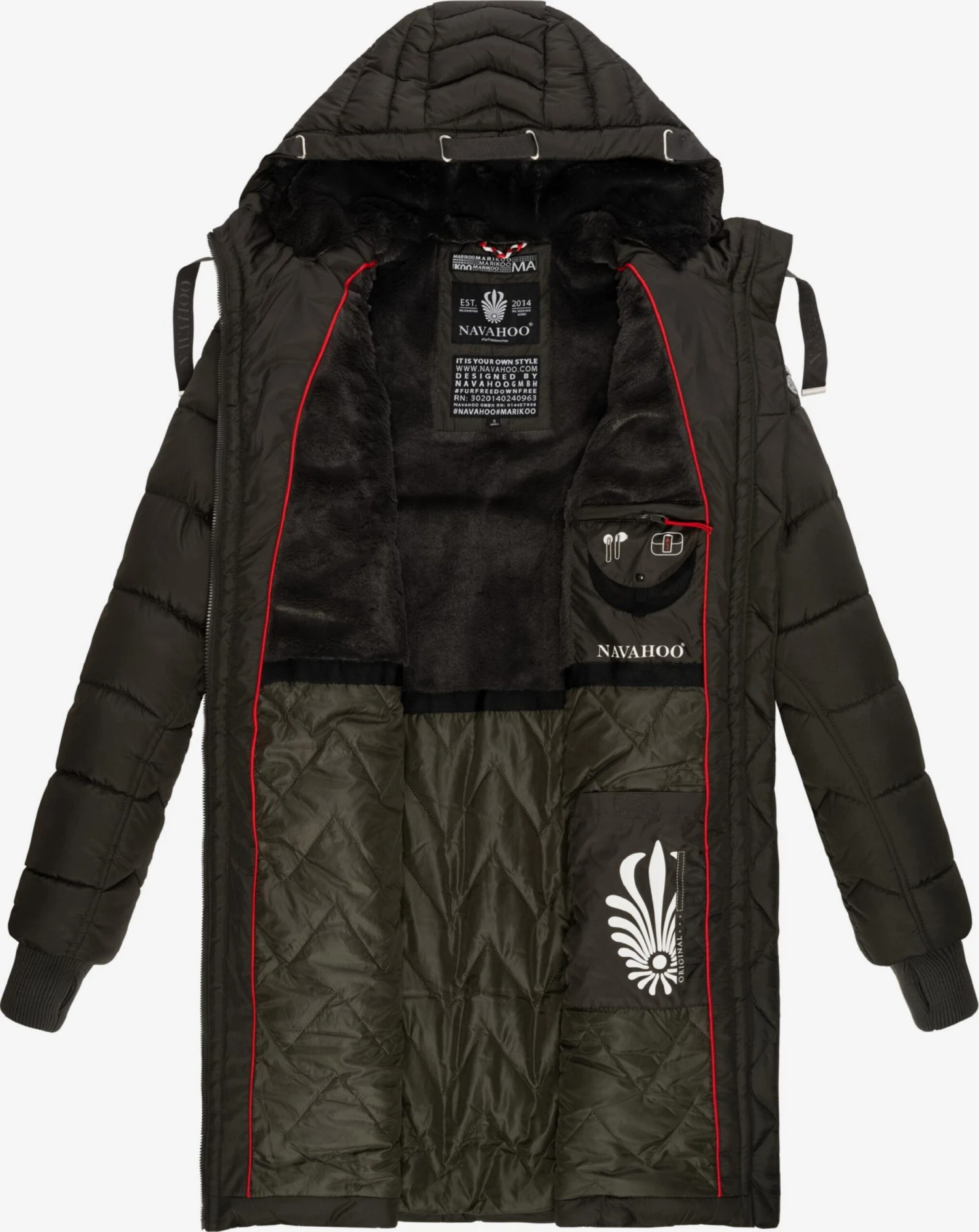 Navahoo Manteaux Dhiver Manteau D’hiver Femme Noir 5 Navahoo Manteaux Dhiver Manteau D’hiver Femme Noir – Image 5