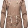 Navahoo Vestes Dextérieur Veste Fonctionnelle Tropical Storm Femme Beige