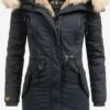 Navahoo Parkas Parka D’hiver Bombii Femme Bleu Nuit