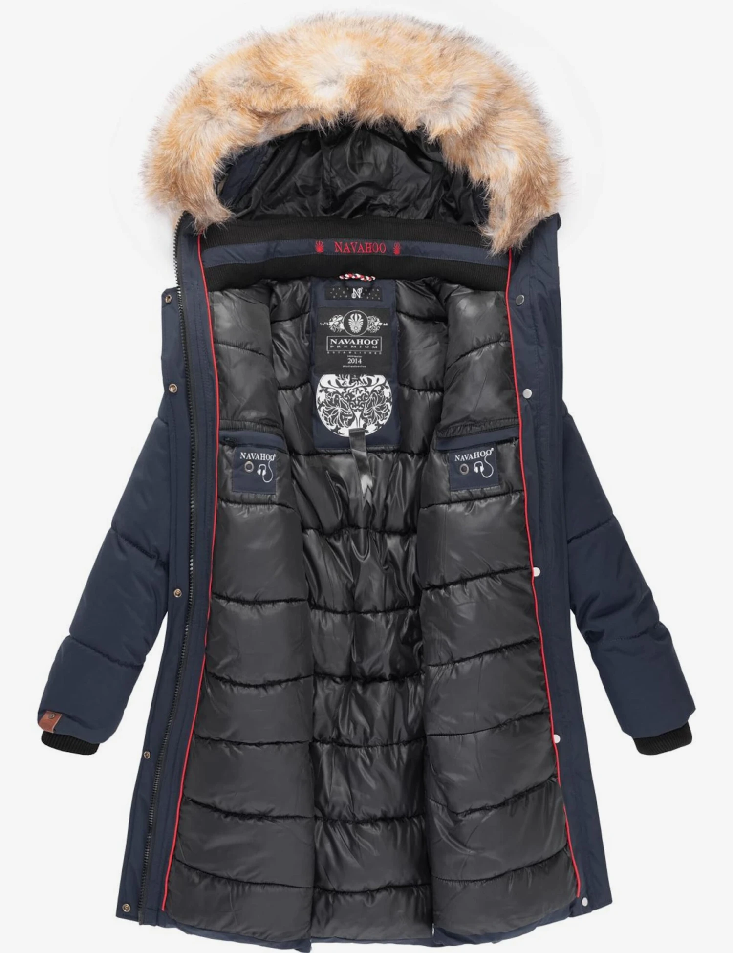 Navahoo Manteaux Dhiver Manteau D’hiver Halina Femme Bleu Marine 9 Navahoo Manteaux Dhiver Manteau D’hiver Halina Femme Bleu Marine – Image 9