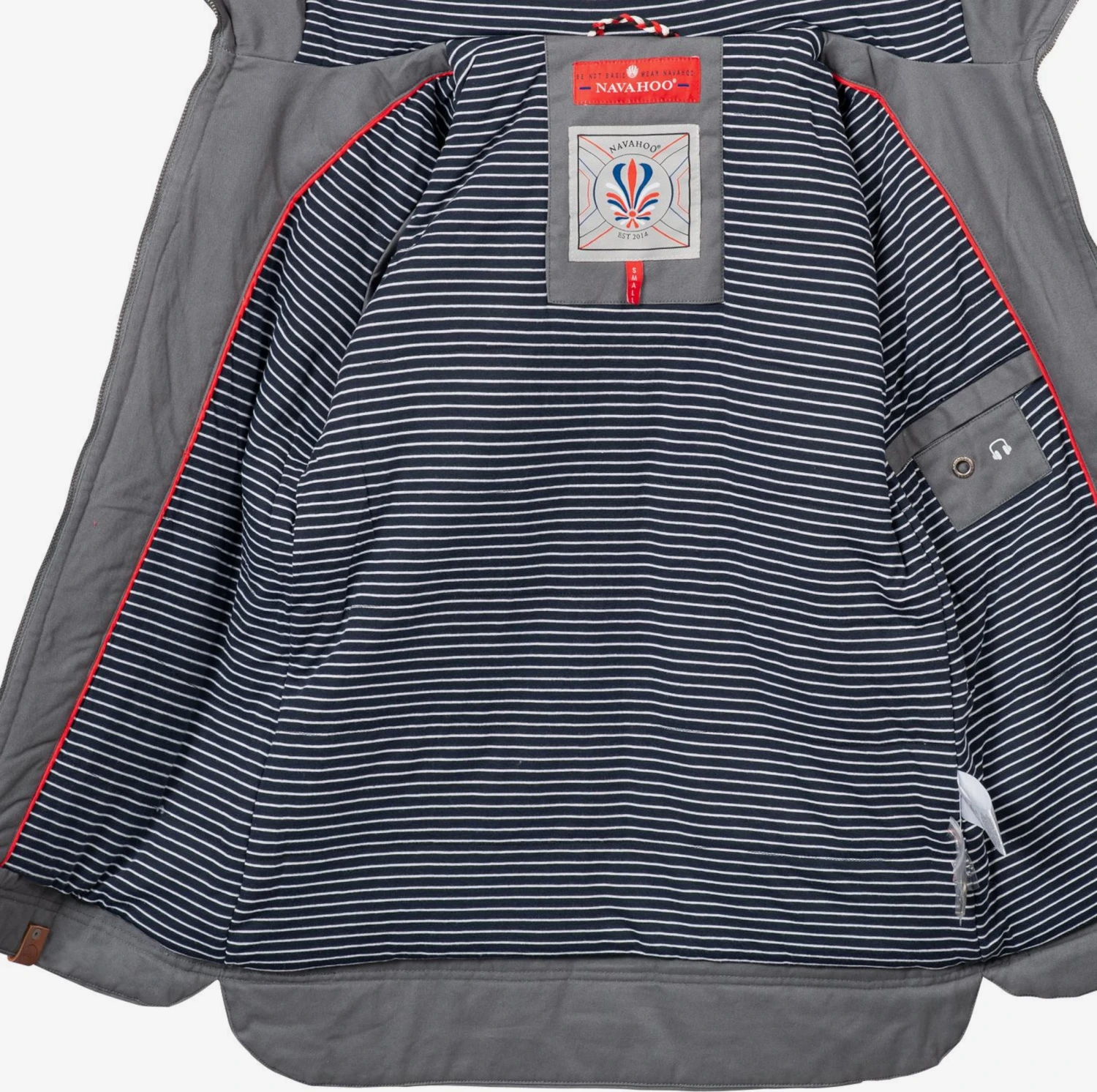 Navahoo Vestes De Mi-saison Veste Mi-saison Wekoo Femme Gris Foncé 5 Navahoo Vestes De Mi-saison Veste Mi-saison Wekoo Femme Gris Foncé – Image 5