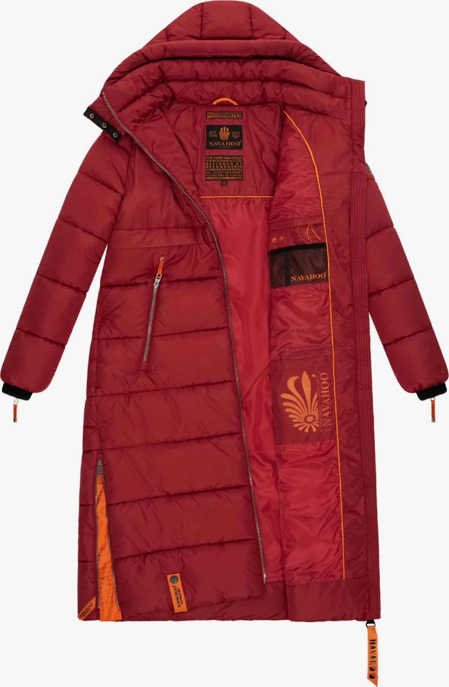 Navahoo Manteaux Dhiver Manteau D’hiver Femme Rouge Sang 7 Navahoo Manteaux Dhiver Manteau D’hiver Femme Rouge Sang – Image 7