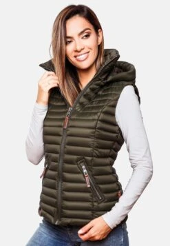 Navahoo Vestes Sans Manches Gilet Shadaa Femme Kaki 13 Navahoo Vestes Sans Manches Gilet Shadaa Femme Kaki -Navahoo 222b65395b3b3087c510df5078fe8648