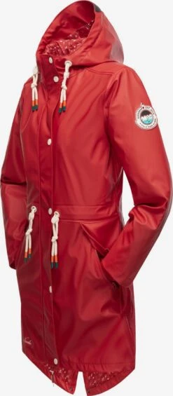Navahoo Vestes Dextérieur Veste Fonctionnelle Tropical Storm Femme Rouge Feu -Navahoo 24dd2d2f34bc6113296d042f64c7ab42