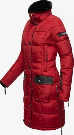 Navahoo Manteaux Dhiver Manteau D’hiver Sinja Femme Rouge -Navahoo 2773d65e17be96d2856a2ffb64b35096