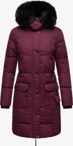 Navahoo Manteaux Dhiver Manteau D’hiver Cosimaa Femme Rouge Foncé