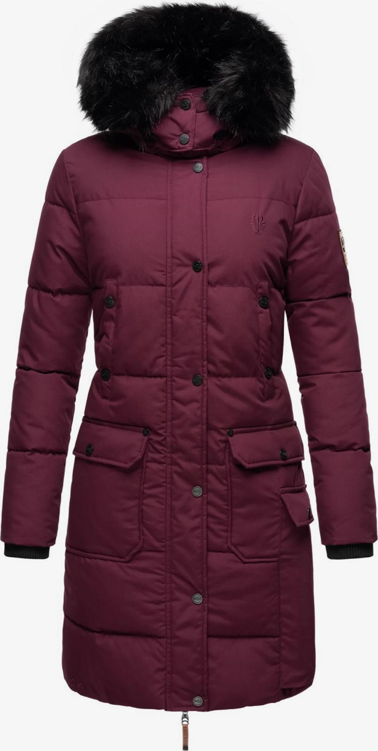 Navahoo Manteaux Dhiver Manteau D’hiver Cosimaa Femme Rouge Foncé 1 Navahoo Manteaux Dhiver Manteau D’hiver Cosimaa Femme Rouge Foncé