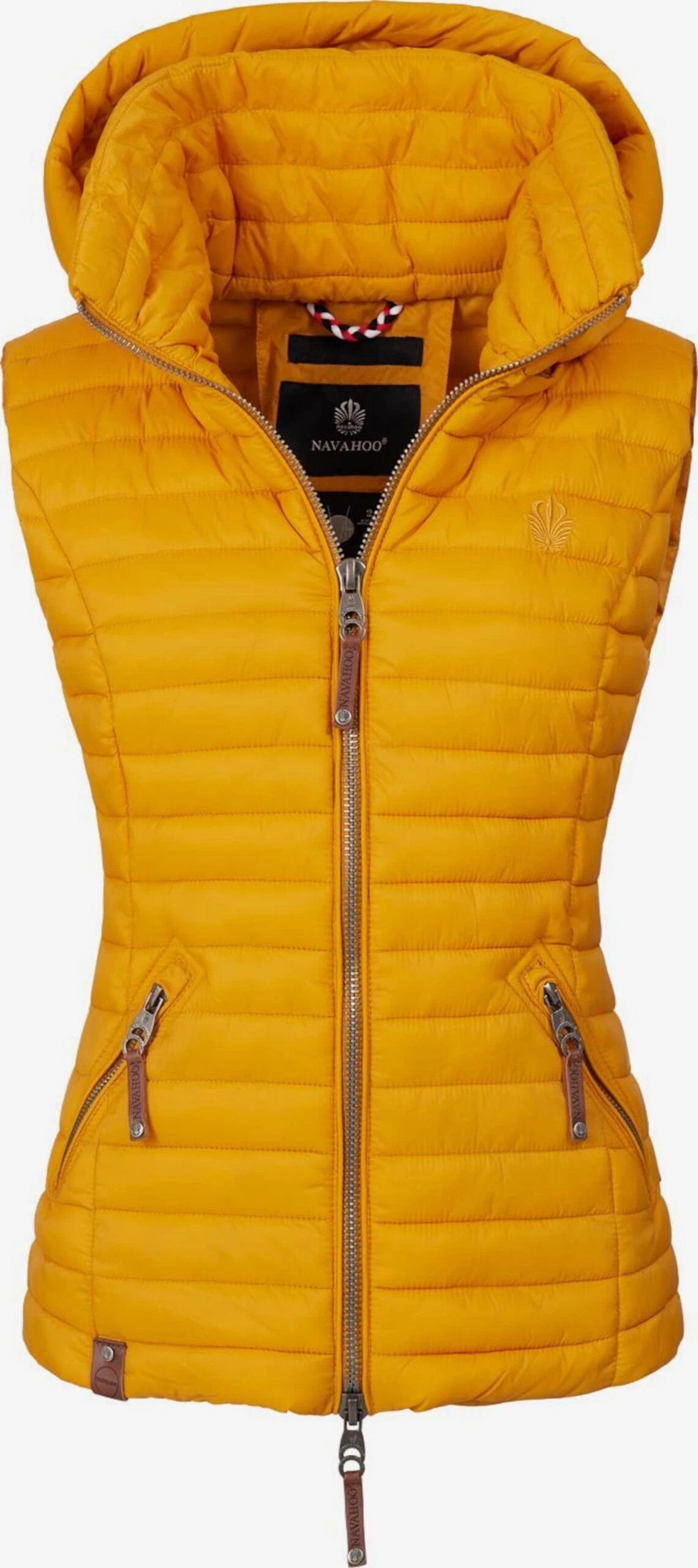 Navahoo Vestes Sans Manches Gilet Shadaa Femme Jaune Dor 1 Navahoo Vestes Sans Manches Gilet Shadaa Femme Jaune Dor