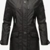 Navahoo Manteaux De Pluie Manteau Mi-saison Schötchen Femme Noir