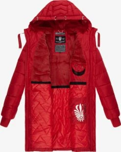 Navahoo Manteaux Dhiver Manteau D’hiver Alpenveilchen Femme Rouge -Navahoo 2c1f9d2eb1ffa1ef89354b15e7b8c6fe