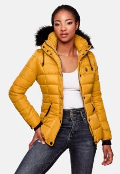 Navahoo Vestes Dhiver Veste D’hiver Zuckerbiene Femme Jaune -Navahoo 2ddccebf7a0243bfb564754bc089be16