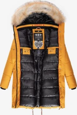 Navahoo Manteaux Dhiver Manteau D’hiver Halina Femme Jaune -Navahoo 2e666959e9b7a2d434ffd8a50807de01