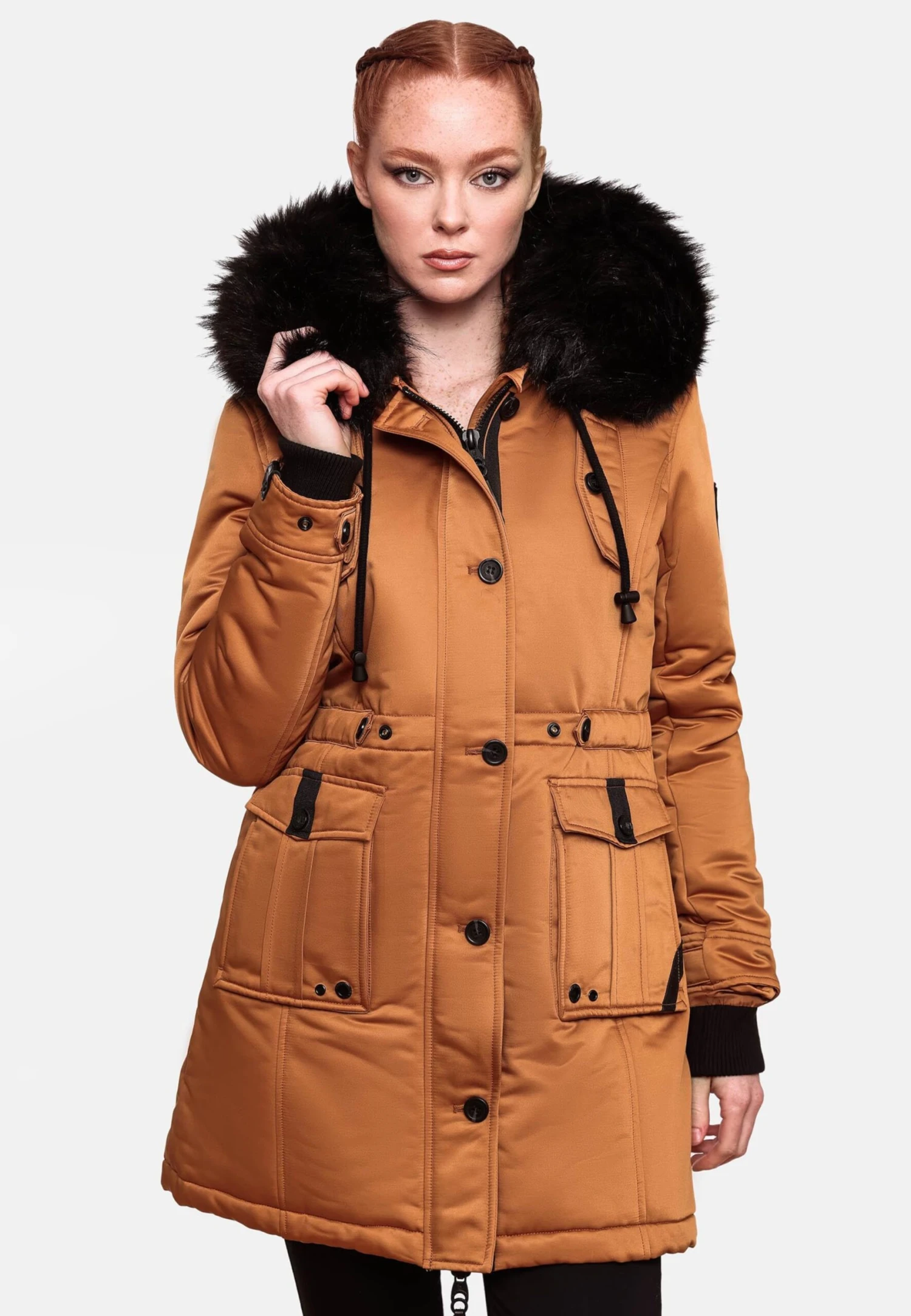 Navahoo Parkas Parka D’hiver Luluna Femme Cognac 6 Navahoo Parkas Parka D’hiver Luluna Femme Cognac – Image 6