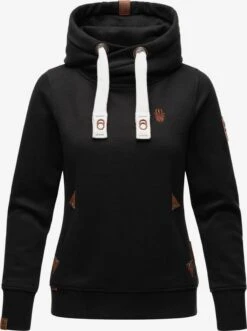 Navahoo Sweats à Capuche Sweat-shirt Namikaa Femme Noir