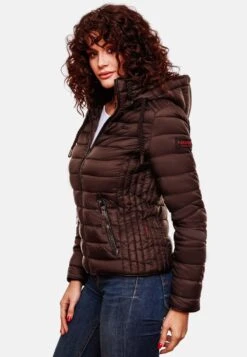 Navahoo Vestes De Mi-saison Veste Mi-saison Lulana Femme Chocolat -Navahoo 303ffeed5b834d821837d8845500a070