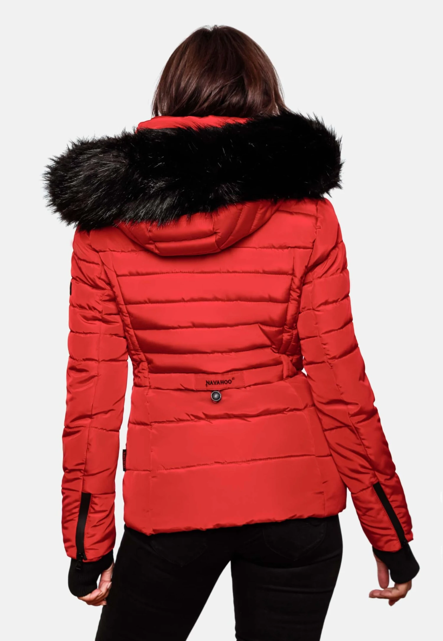 Navahoo Vestes Dhiver Veste D’hiver Adele Femme Rouge 7 Navahoo Vestes Dhiver Veste D’hiver Adele Femme Rouge – Image 7