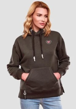 Navahoo Sweats à Capuche Sweat-shirt Goldfee Femme Gris Foncé -Navahoo 35000a644941ec8df637340c991f749e