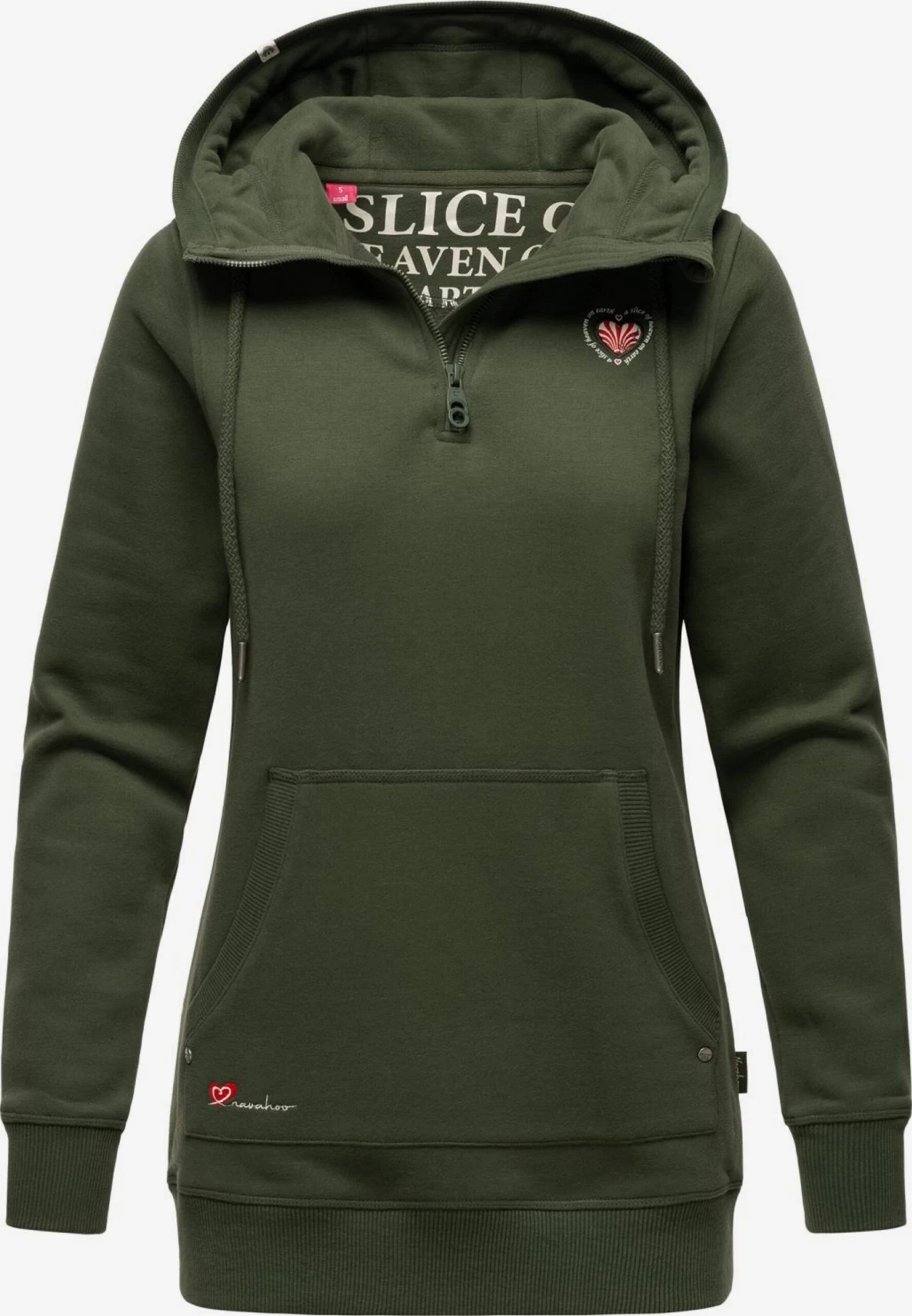 Navahoo Sweats à Capuche Sweat-shirt Zauberelfe Femme Olive 5 Navahoo Sweats à Capuche Sweat-shirt Zauberelfe Femme Olive – Image 5