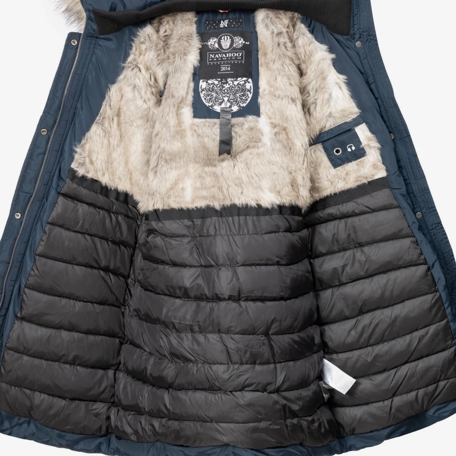 Navahoo Manteaux Dhiver Manteau D’hiver Paula Femme Bleu-gris 5 Navahoo Manteaux Dhiver Manteau D’hiver Paula Femme Bleu-gris – Image 5
