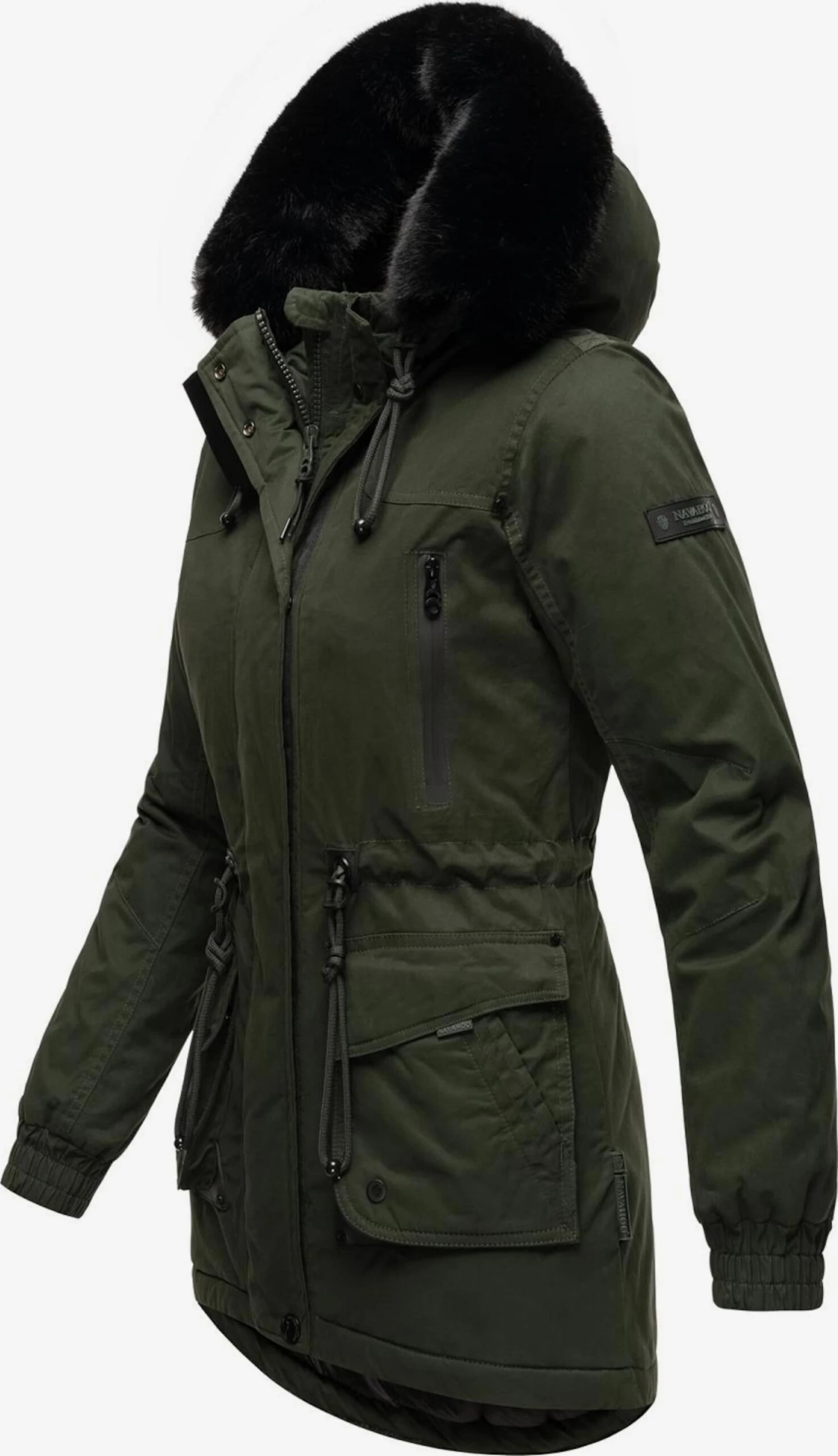 Navahoo Parkas Parka D’hiver Femme Olive 2 Navahoo Parkas Parka D’hiver Femme Olive – Image 2