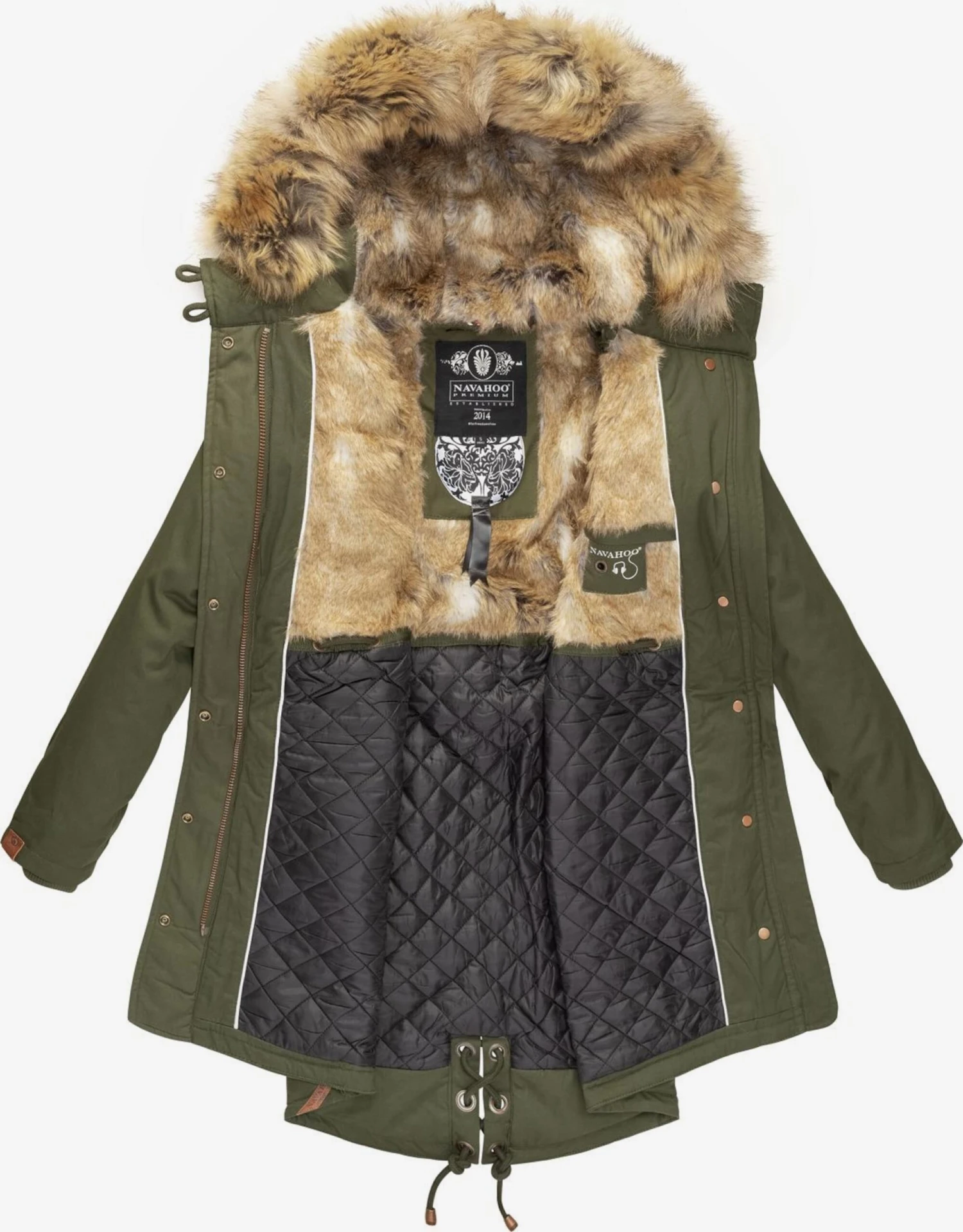 Navahoo Parkas Parka D’hiver Rosinchen Femme Kaki 5 Navahoo Parkas Parka D’hiver Rosinchen Femme Kaki – Image 5